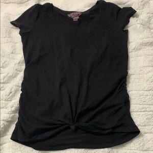 Greats Maternity Women's Black Short Sleeve Tee
